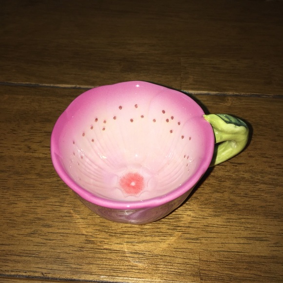 Tea Time Floral Ceramic Teacup & Saucer - Picture 7 of 15